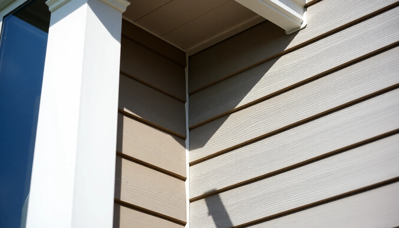 Experienced siding contractor installing durable vinyl and fiber cement siding on a residential home for long-lasting curb appeal.