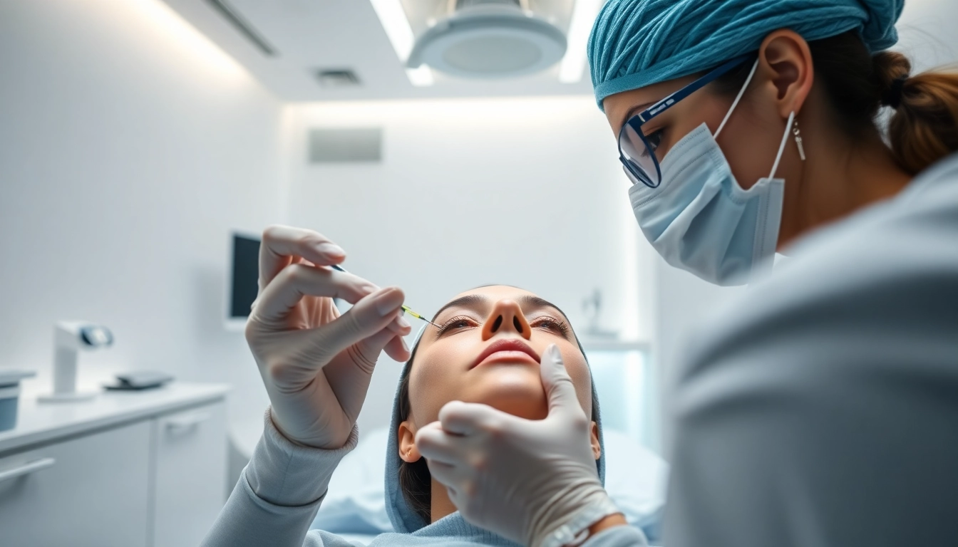 Ästhetische Botox-Behandlung in einer modernen Praxis in Zürich